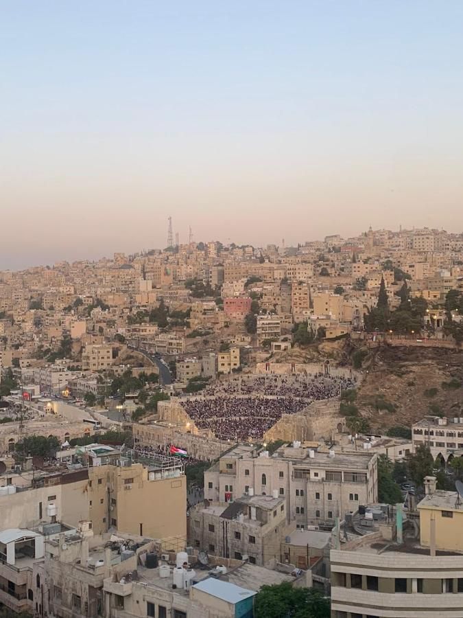 Daytime view over Amman and the Roman Theatre
