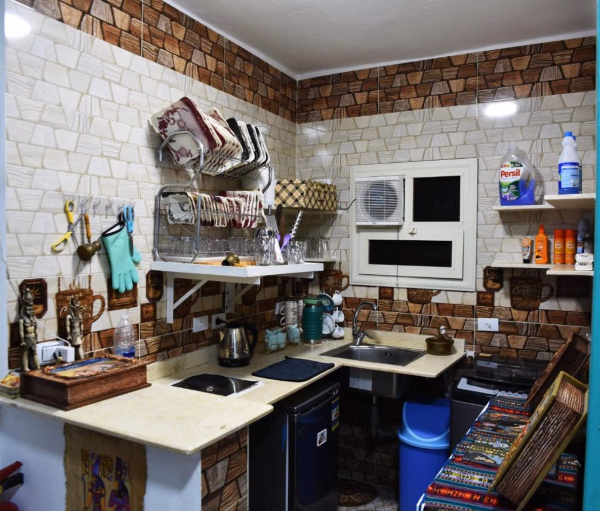 The shared kitchen