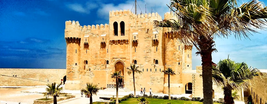 The Citadel of Qaitbay on the Alexandria seafront