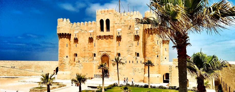 The Citadel of Qaitbay on the Alexandria seafront